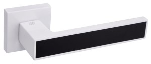Ручка дверная GAVROCHE MAGNIUM  WHITE/BLACK (белый/чёрная вставка)